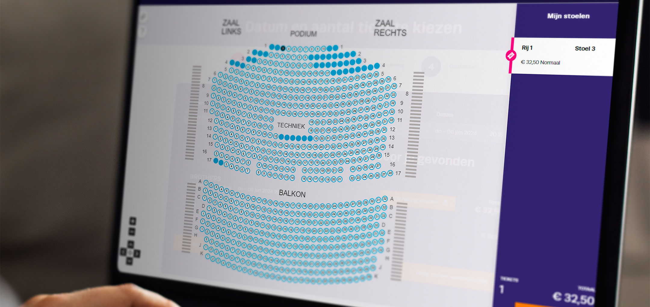 voorbeeld plattegrond nieuw ticketsysteem